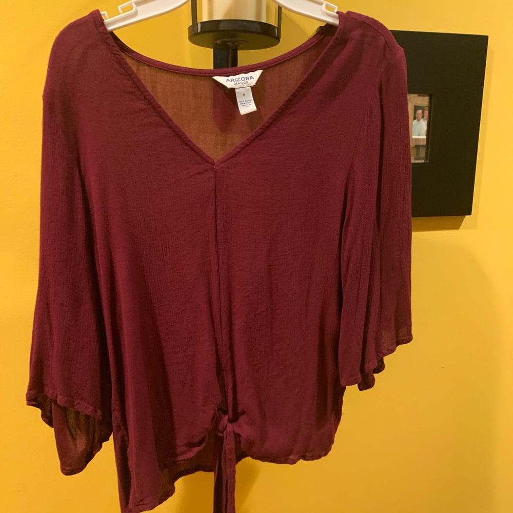Medium Maroon Arizona Jean Co Top